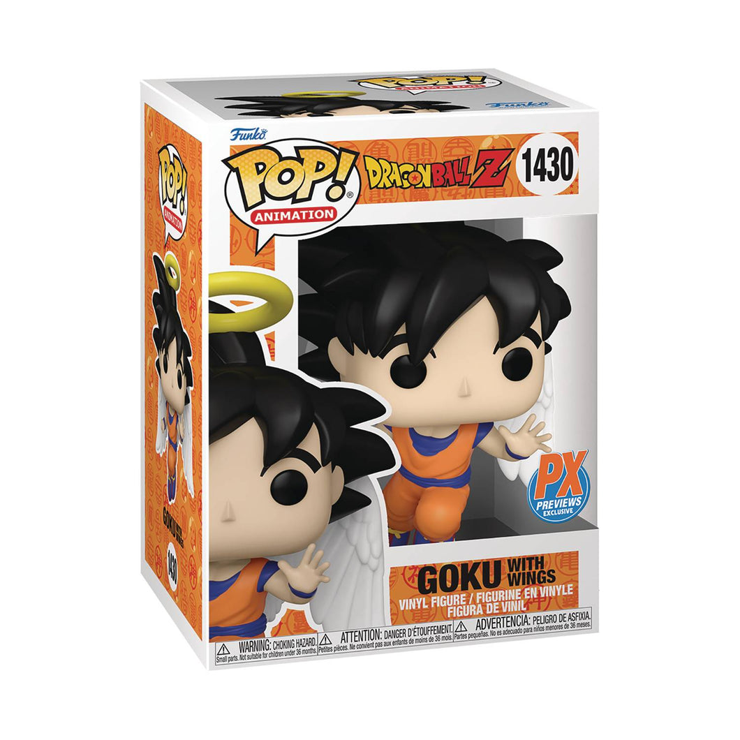 Pop Animation Dragon Ball Z Angel Goku PX Exclusive #1430 3.75