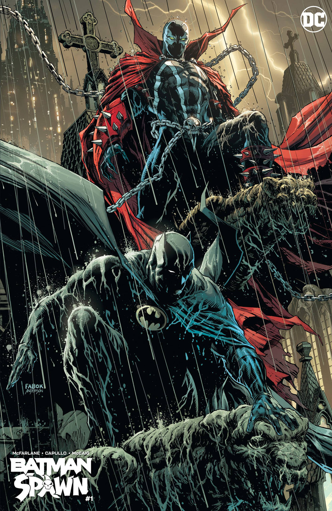Batman Spawn #1 Cover H Jason Fabok Variant