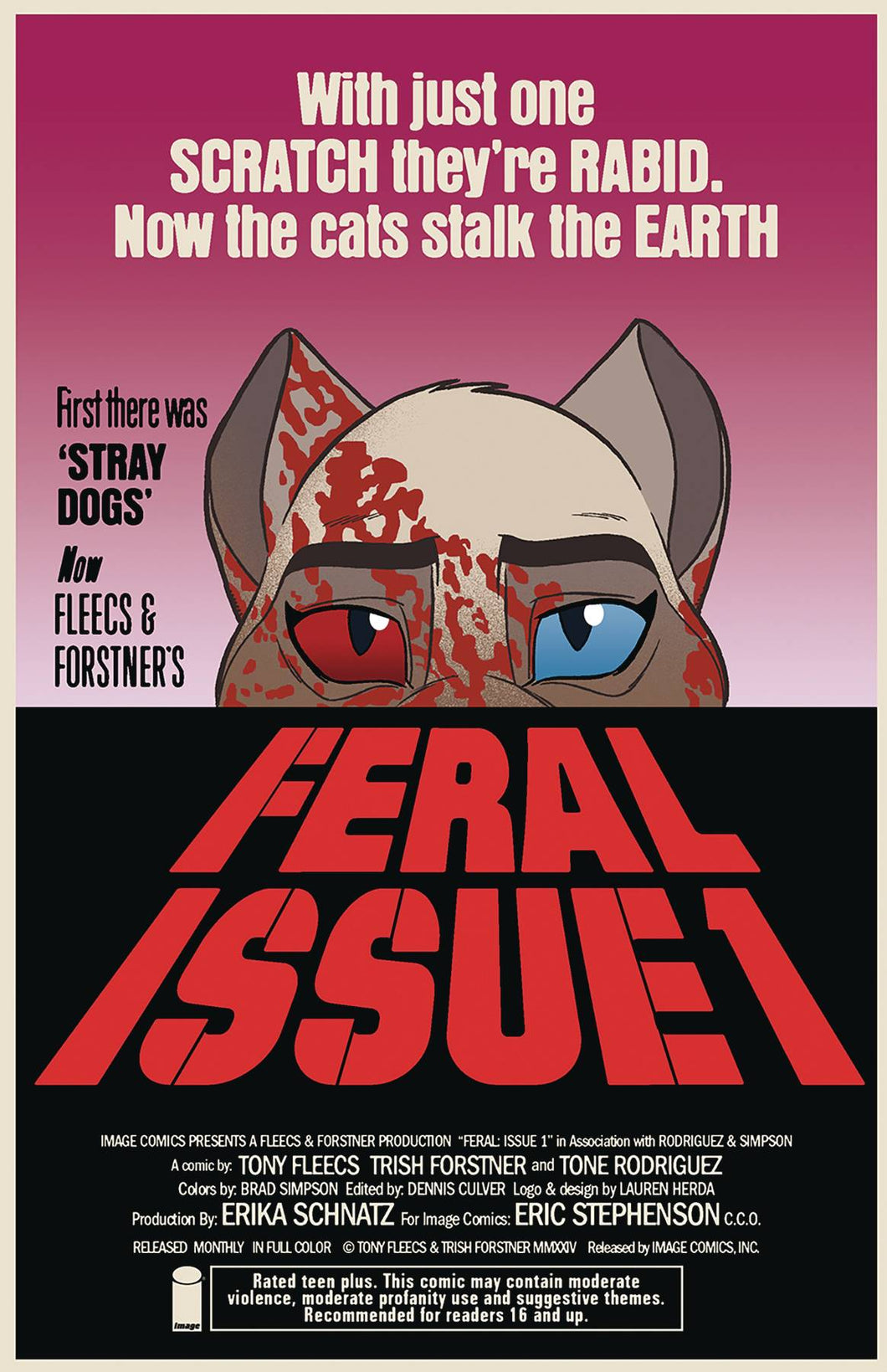 Feral #1 Cover B Forstner & Fleecs Variant