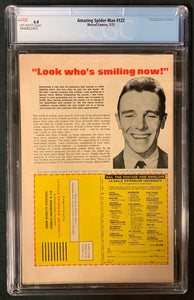 Amazing Spider-Man #122 CGC Graded 6.0