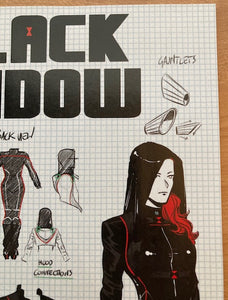 Black Widow #6 1 in 10 Casagrande Design Variant