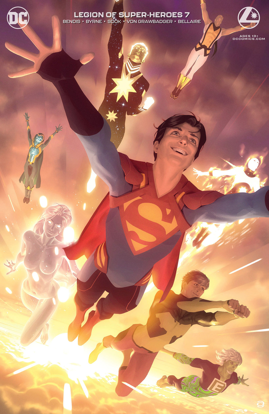 LEGION OF SUPER HEROES #7 CARD STOCK ALEX GARNER VARIANT