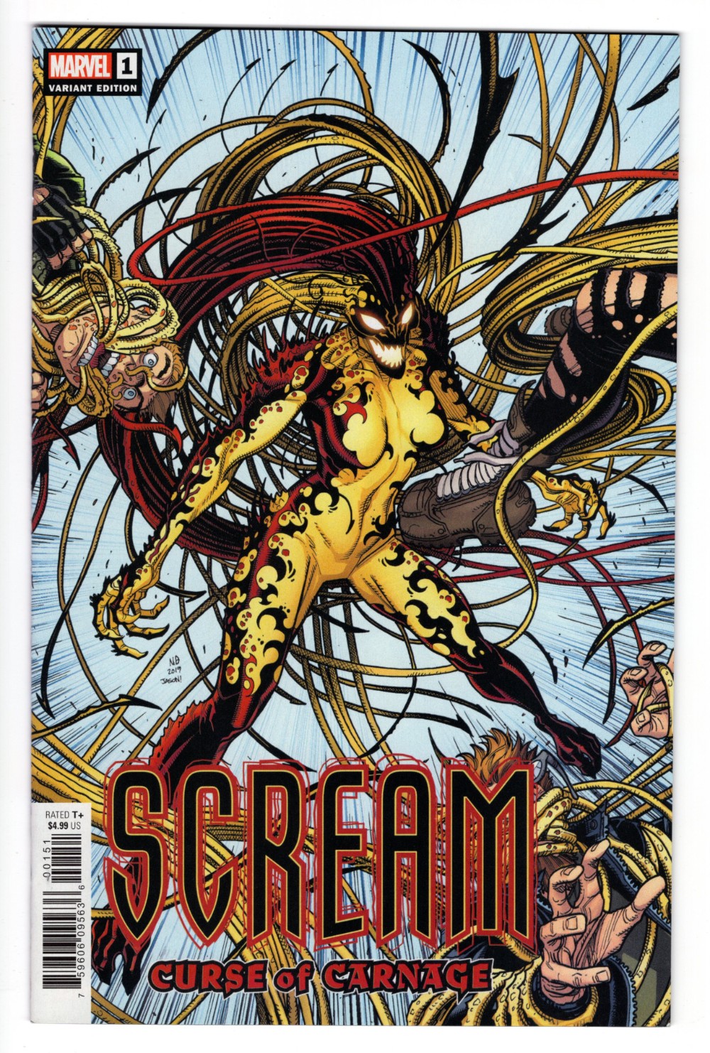 SCREAM CURSE OF CARNAGE #1 1 in 50 BRADSHAW VARIANT