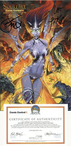 SOULFIRE #1 (SIGNED) COMIC CENTRAL EXCLUSIVE MIKE DEBALFO VARIANT
