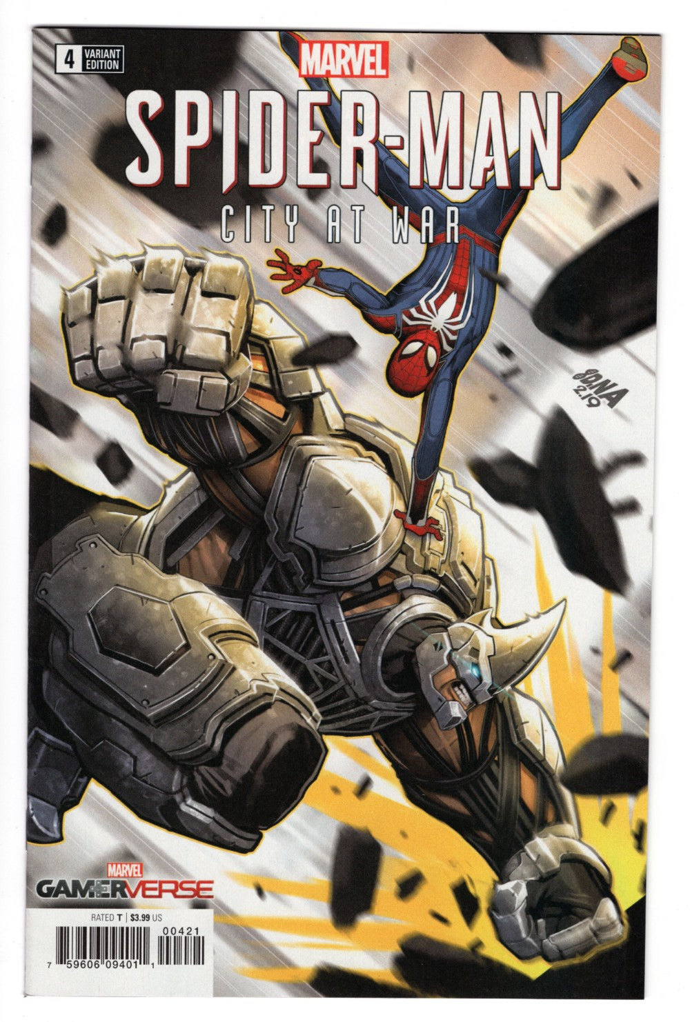 SPIDER-MAN CITY AT WAR #4 1 in 50 NAKAYAMA VARIANT