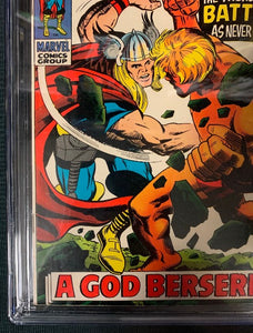 Thor #166 CGC Graded 7.0 2nd appearance of Adam Warlock