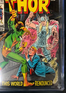 Thor #167 CGC Graded 8.5