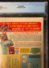 Load image into Gallery viewer, Thor #167 CGC Graded 8.5
