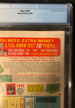 Load image into Gallery viewer, Thor #179 CGC Graded 7.5
