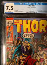 Load image into Gallery viewer, Thor #179 CGC Graded 7.5
